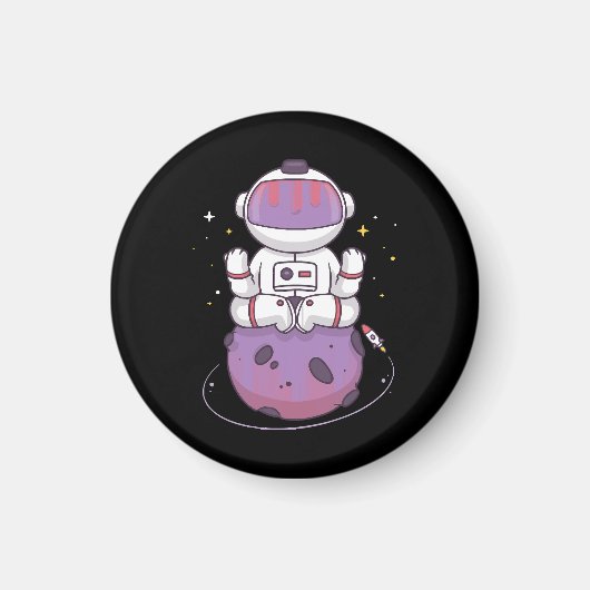 Space Yoga Magnet (Vorne)