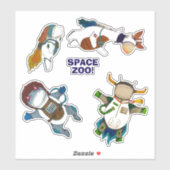 Space Zoo! Aufkleber (Blatt)