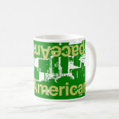 SpaceAmerican Kaffeetasse (VorderseiteRechts)