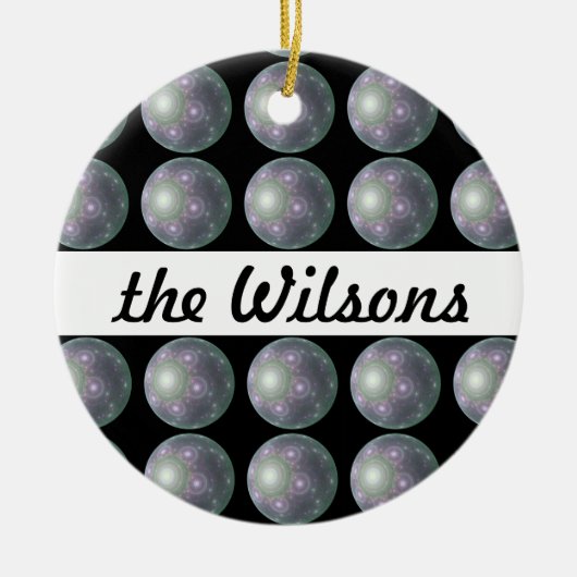 SpaceBalls Keramik Ornament (Vorne)