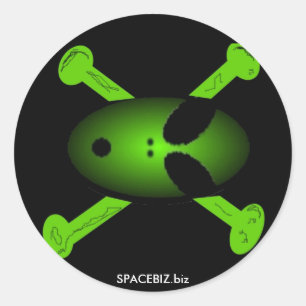 SpaceBiz.biz-Aufkleber xx08 Runder Aufkleber