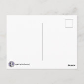 Spacecat Dodging Phasers Postkarte (Rückseite)