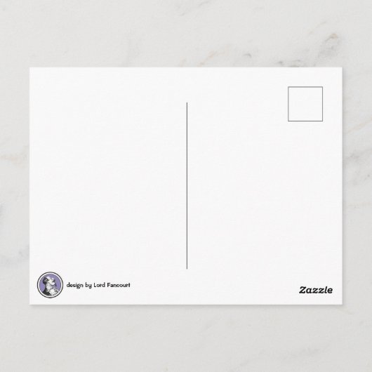 Spacecat Dodging Phasers Postkarte (Rückseite)