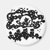 Spacecatmagnet Magnet (Vorne)