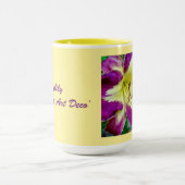 ` Spacecoast Kunst-Deko-' Taglilie Tasse (Zentrum)
