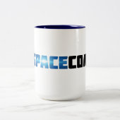 SpaceCom-Tasse Zweifarbige Tasse (Mittel)