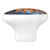 Spacecore Sun Moon Face Keramikknauf (Seitenansicht)