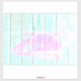 Spaced Out Custom Cut 14x14 Window Cling Aufkleber