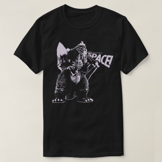 SPACEGODZILLA Schrei T-Shirt (Design vorne)