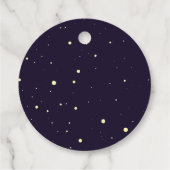 Spaceman Astronaut erkunden Weltraum Vielen Dank Geschenkanhänger (Rückseite)