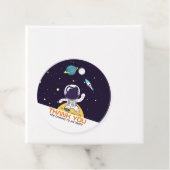 Spaceman Astronaut erkunden Weltraum Vielen Dank Geschenkanhänger (Beispiel)