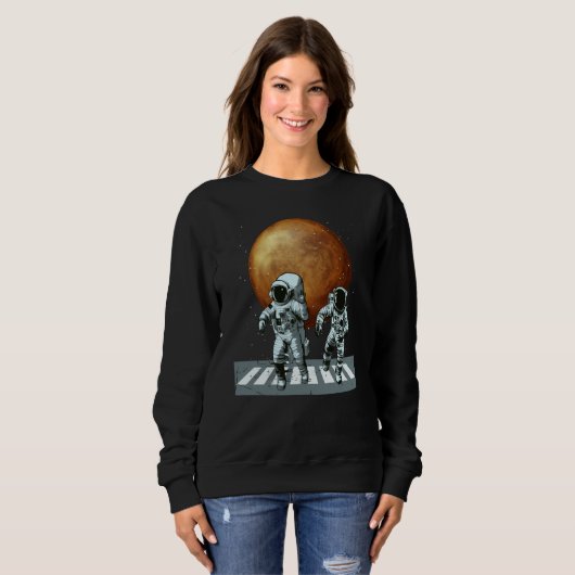 Spaceman Astronauts Astonomy Space Mars Planet Sweatshirt (Vorne ganz)