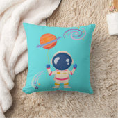 Spaceman Cartoon Abenteuer. Kissen (Decke)