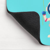 Spaceman Cartoon Abenteuer. Mousepad (Ecke)