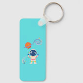 Spaceman Cartoon Abenteuer. Schlüsselanhänger (Rückseite)