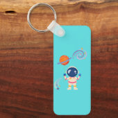 Spaceman Cartoon Abenteuer. Schlüsselanhänger (Vorderseite)
