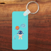 Spaceman Cartoon Abenteuer. Schlüsselanhänger (Rückseite)