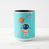 Spaceman Cartoon Abenteuer. Tasse (Zentrum)