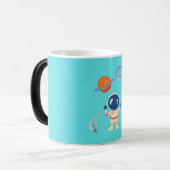 Spaceman Cartoon Abenteuer. Verwandlungstasse (Vorderseite Links)