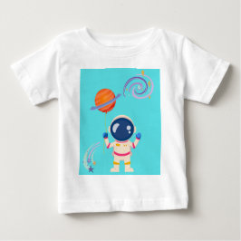 Spaceman Cartoon Adventures. Baby T-shirt