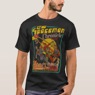 Spaceman Chricles Vintag sci fi T-Shirt