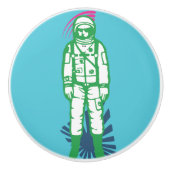 Spaceman-Keramik Keramikknauf (Vorderseite)