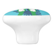 Spaceman-Keramik Keramikknauf (Seitenansicht)