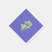 Spaceman Paper Napkin Serviette (Ecke)