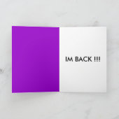 SPACEMAN RoBoT HALLOWEEN CARD Karte (Innenseite)