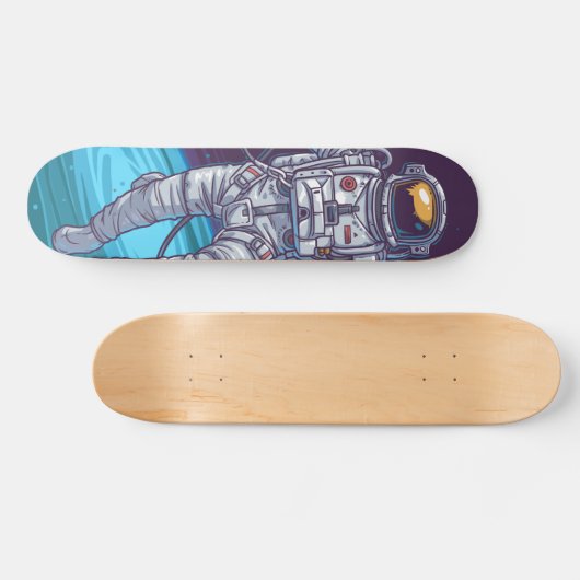 Spaceman Skateboard Deck (Horizontal)
