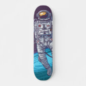 Spaceman Skateboard Deck (Vorne)