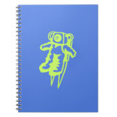 Spaceman Spiral Foto Notebook Notizblock (Vorderseite)