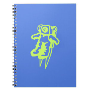 Spaceman Spiral Foto Notebook Notizblock