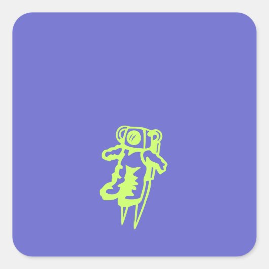 Spaceman Sticker (Vorderseite)