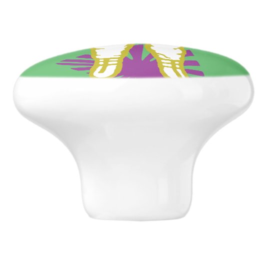 Spaceman V2 Keramik Knob Keramikknauf (Seitenansicht)