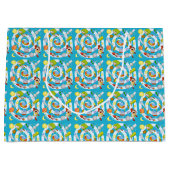 Spaceman vs. Alien Gift Bag (groß) Große Geschenktüte (Vorderseite)