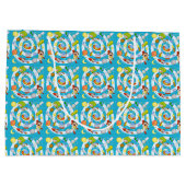 Spaceman vs. Alien Gift Bag (groß) Große Geschenktüte (Rückseite)