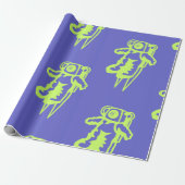 Spaceman Wrapping Paper Geschenkpapier (Ungerollt)