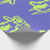 Spaceman Wrapping Paper Geschenkpapier (Ecke)