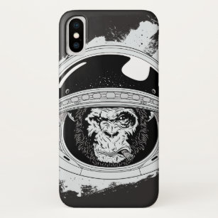 Spacemonkey Schwarzweiß Case-Mate iPhone Hülle