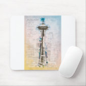 SpaceNeedle Mousepad (Mit Mouse)