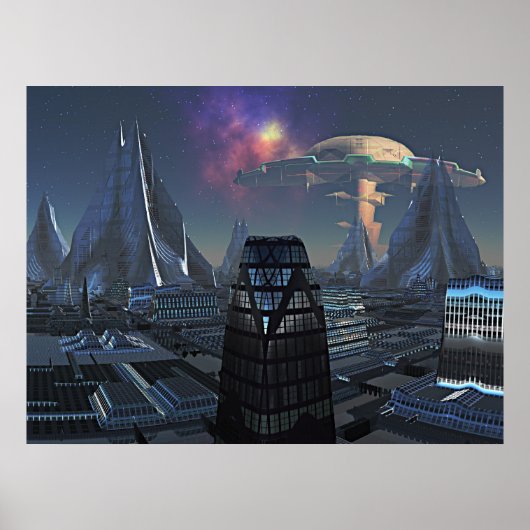 Spaceport Poster (Vorne)
