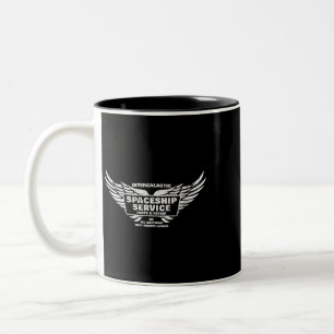 Spaceship-Dienst "Wir reparieren alles, was schieß Zweifarbige Tasse