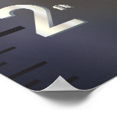 SpaceShip Growth Chart Poster (Ecke)