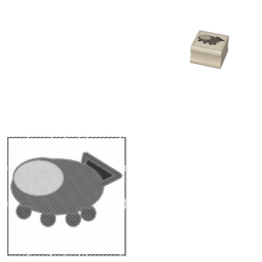 Spaceship Gummistempel (Stempel)