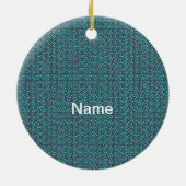 Spaceship Roadtrip custom name Ornament (Hinten)