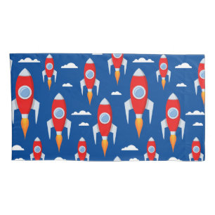 Spaceship Rocket Fun Kissenbezug