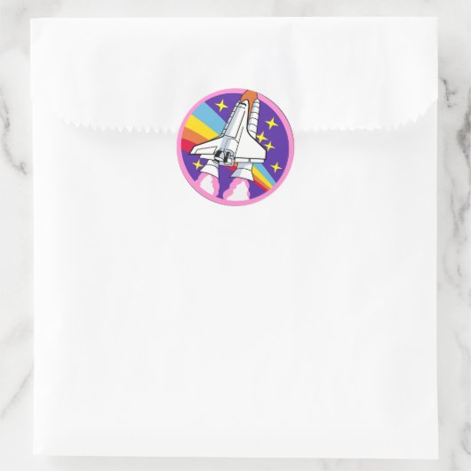 Spaceship Sticker (Tasche)
