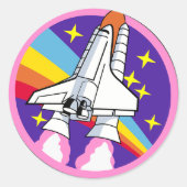 Spaceship Sticker (Vorderseite)