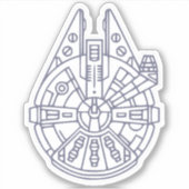 Spaceship Sticker (Vorderseite)